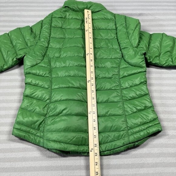 Calvin Klein Jacket Womens Small Green Packable Lightweight Premium Down Puffer - Picture 8 of 13